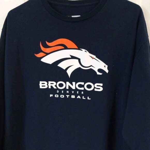 Denver Broncos NFL Team Apparel Men's Long Sleeve T-Shirt Sz XXL - Picture 3 of 6